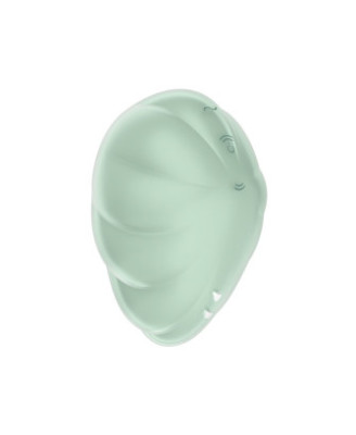 Stimulateur clitoridien par onde de pression sans contact et par vibration USB vert menthe, Cloud Dancer Satisfyer 
